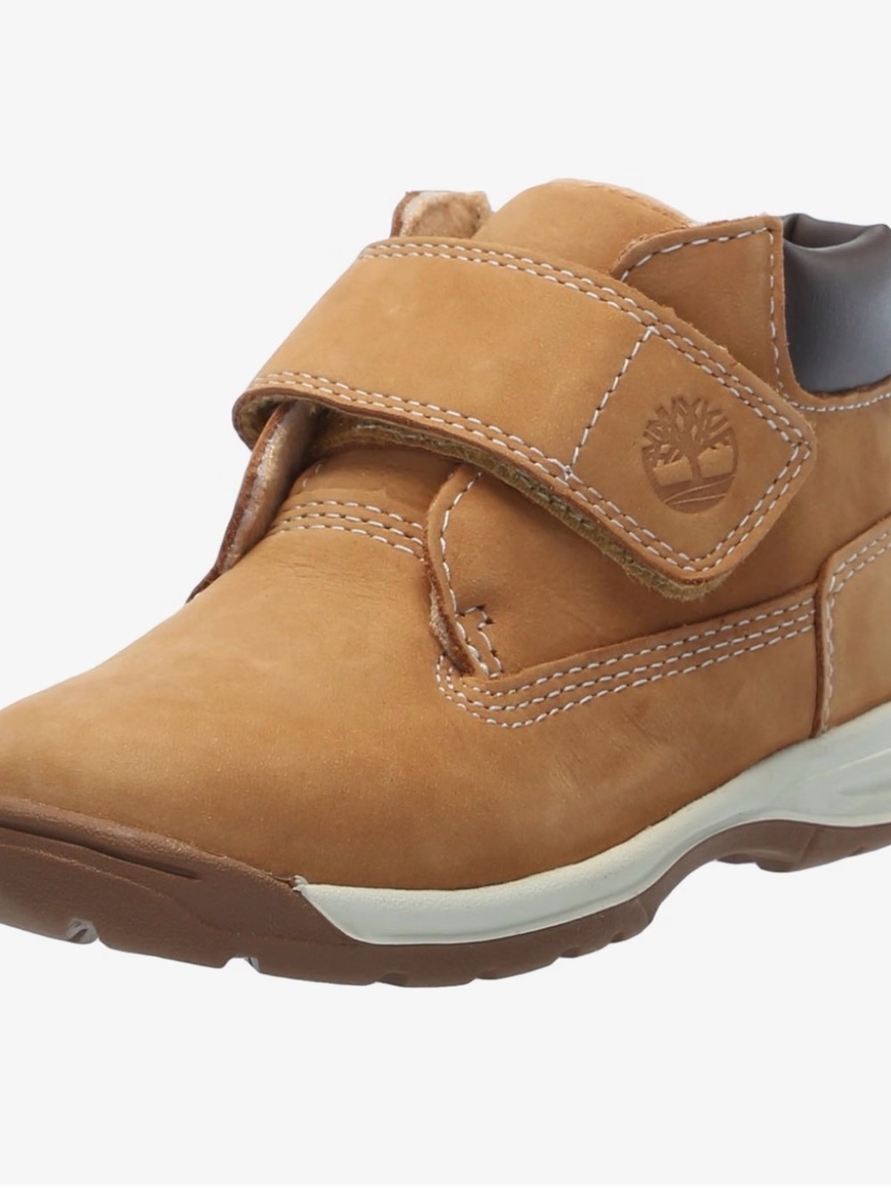 Timberland Kids Chestnut Nubuck Hook-and-Loop Sneaker
